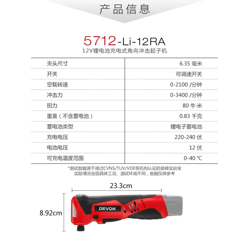 Duży, elektryczny klucz z kąte – Power Tools Electrical recenzja i cena
